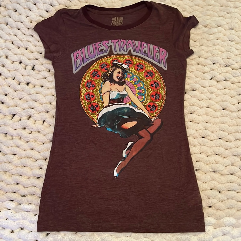Blues Traveler Vintage SS Tee size small cotton RARE💥